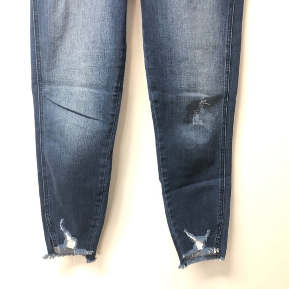 Kancan Sloane High Rise Ankle Skinny Jeans, Women's 28/9, Distressed - Picture 3 of 9